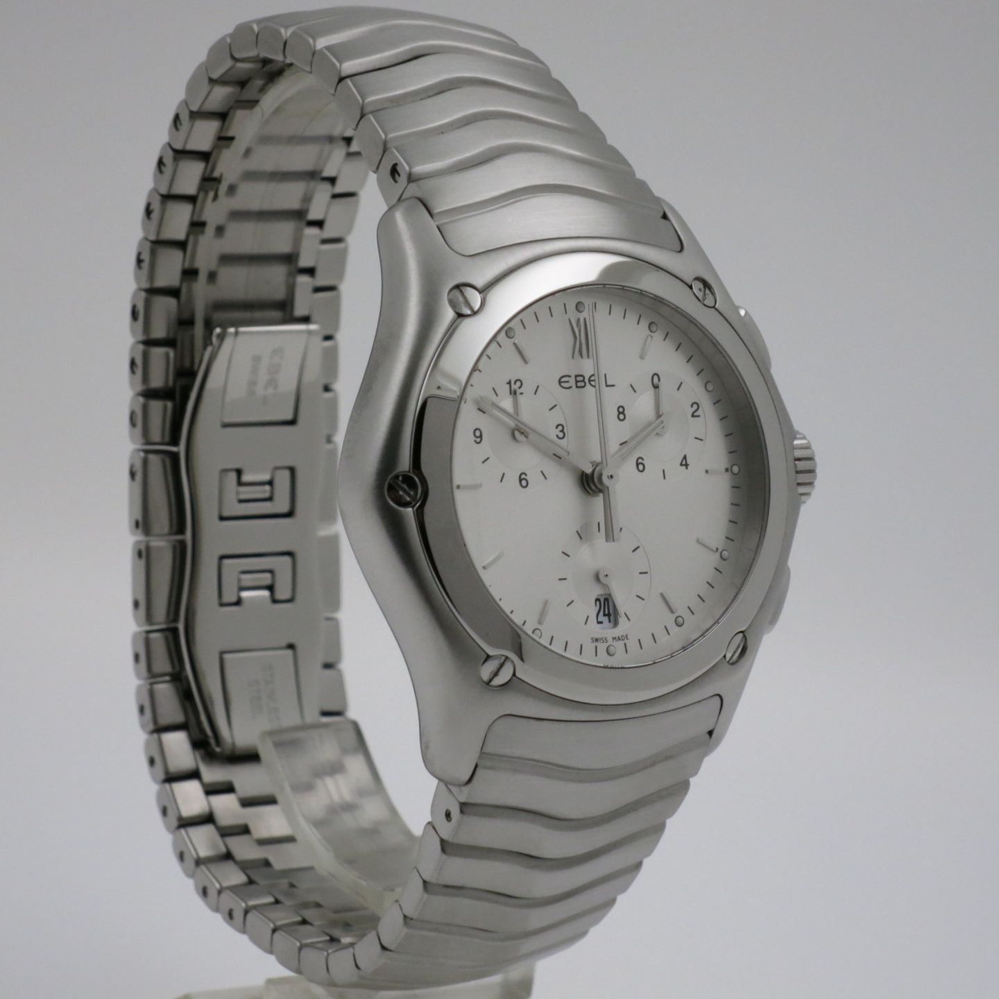 Ebel Classic 9251F41 (2010) - Silver dial 46 mm Steel case (6/8)